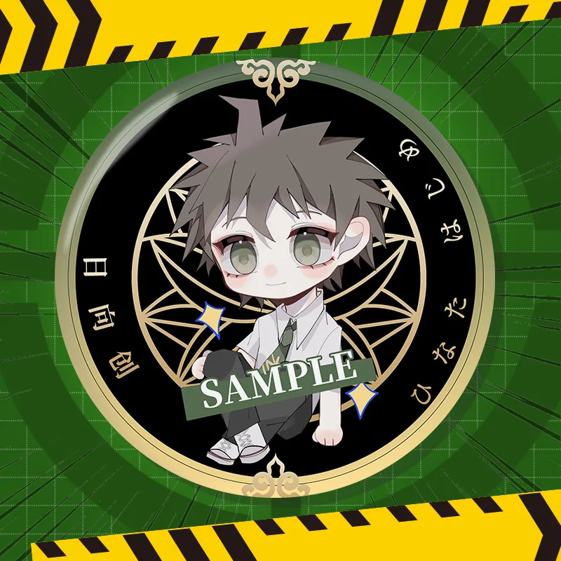 Danganronpa Trigger Happy Havoc Brooch Nagito Komaeda Brooches for Women Enoshima Junko Jewelry Nanami ChiaKi Metal Accesorios