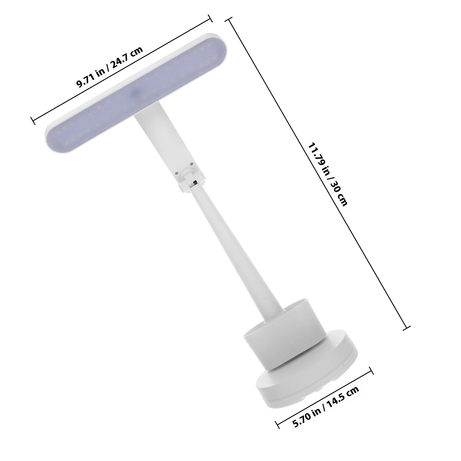 Lampa biurkowa LED z uchwytem na długopis, ściemnialna lampka stołowa do domu, biura, gabinetu, lampy do nauki, lampy do domu.