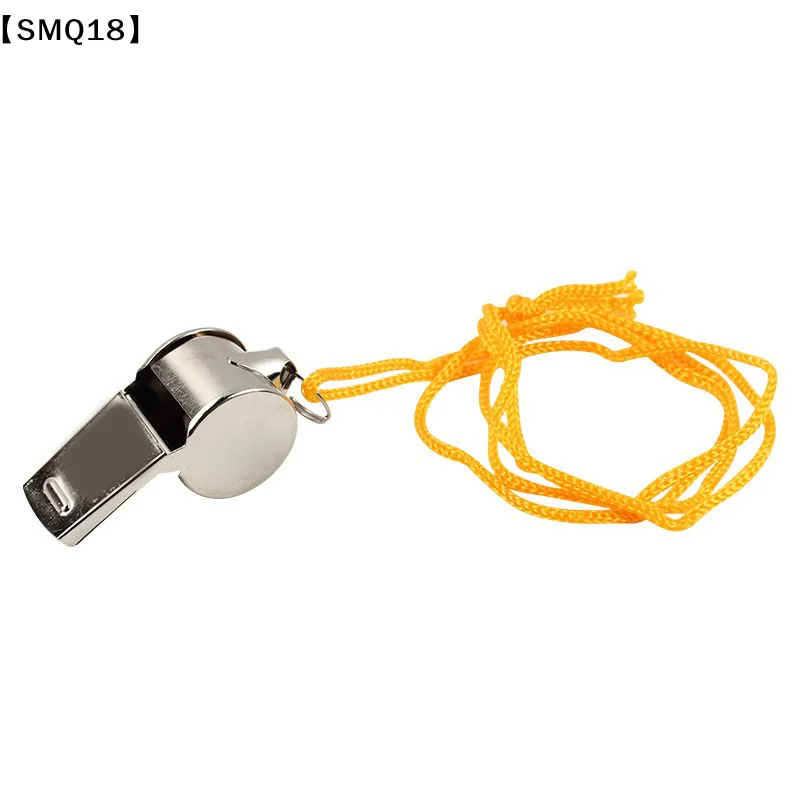 Metal Whistle Referee Sports Rugby Stainless Steel Whistle Soccer Basketball Party Training School Cheerleading【SMQ】