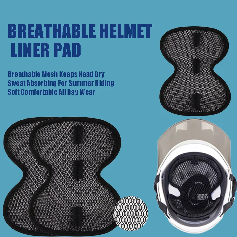 Breathable Heat Insulating Helmet Liner Cap Soft Sweat Absorbing Wear Resistant Mesh Inner Pad Portable Replacement Gear Riding
