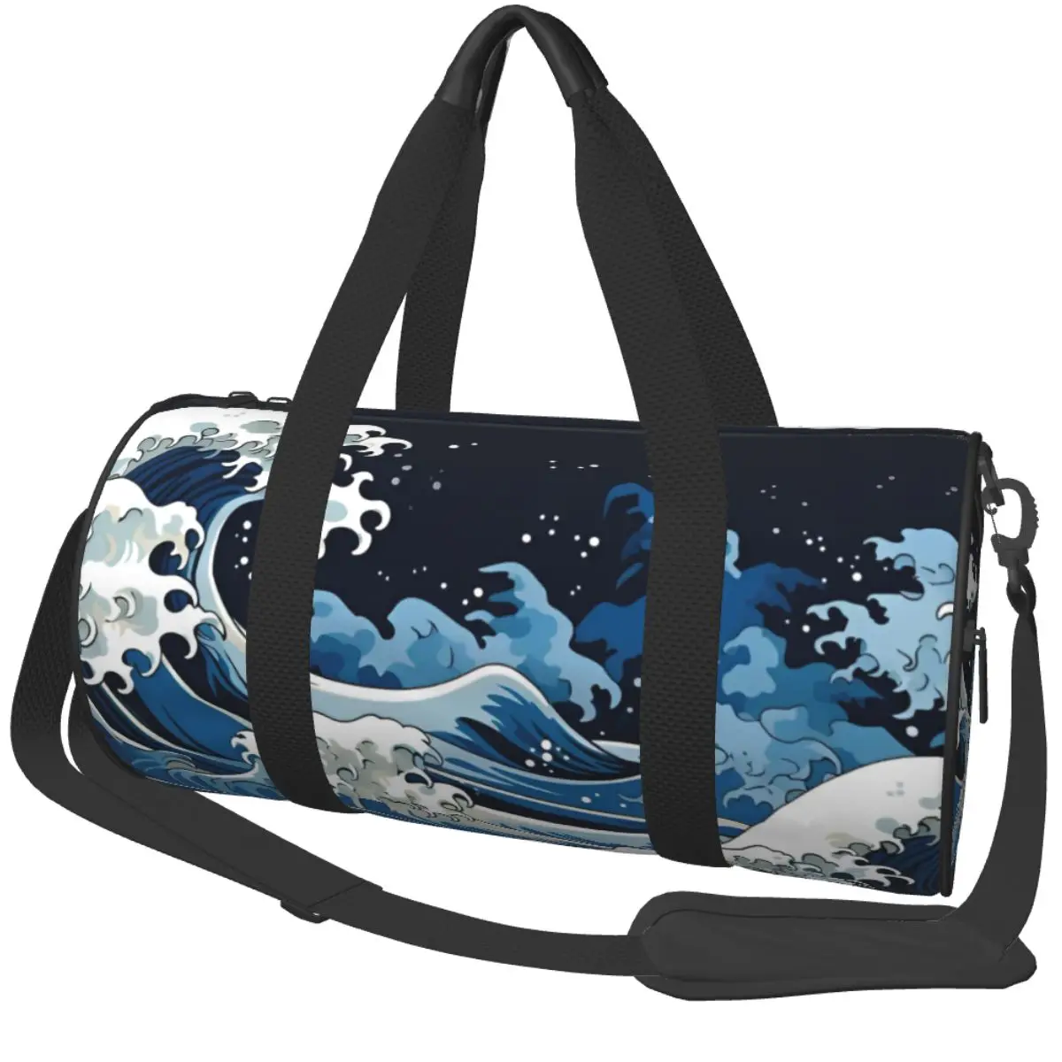 

Спортивная сумка The Great Wave Of Kanagawa Спортивная сумка с обувью Мужчины Женщины Уличная сумка на заказ Ретро тренировочная сумка для фитнеса