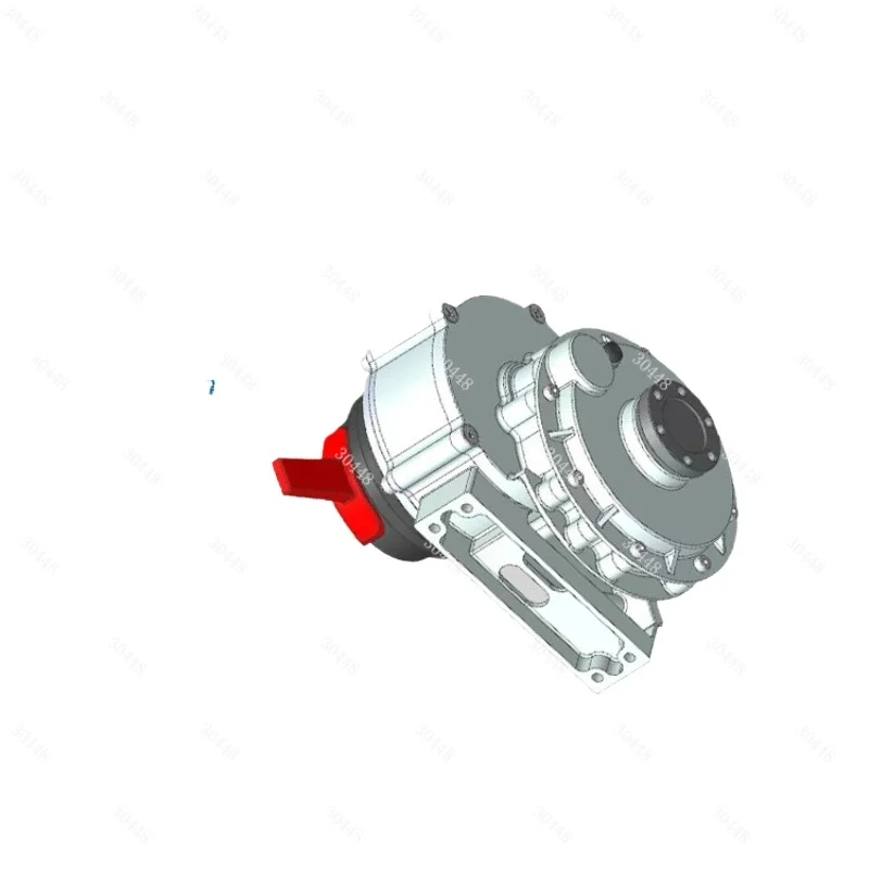 150W 24V Low-Noise Brushless DC Motor with Reducer for Wheelchair Flange Mount with Brake