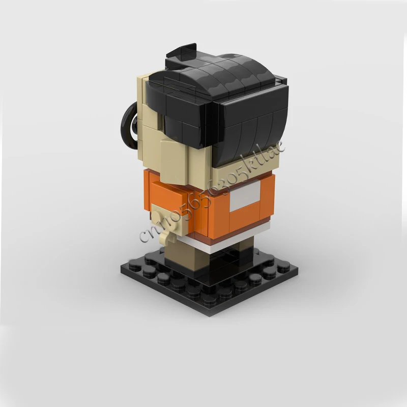 115-teiliges MOC Disco Elysium Kitsuragi Brickheaded Modellbausatz Kreative Bausteine Montage-Spielzeug Kinder-Geschenk Sammlerstück Ausstellungsstück