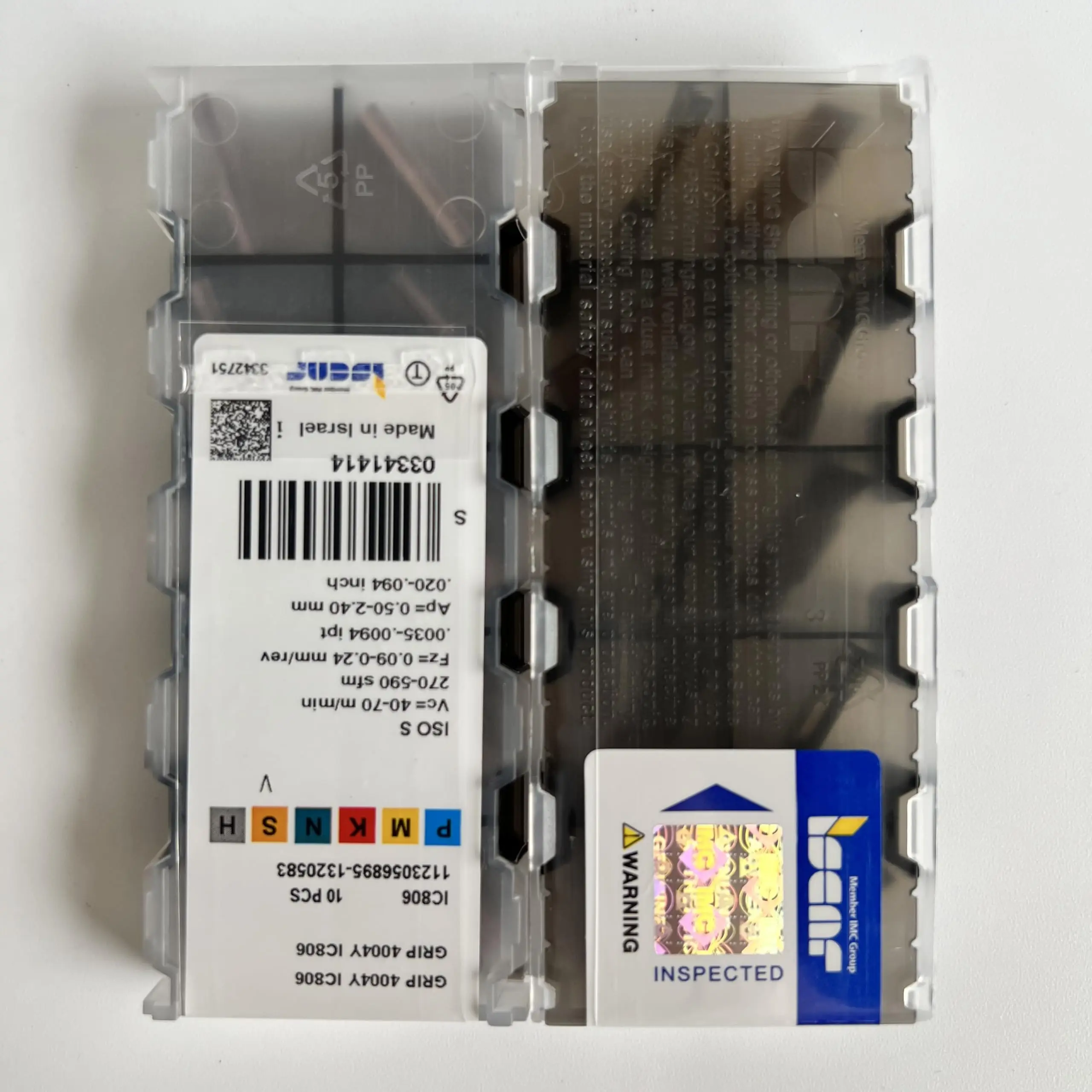 

Original blade GRIP4004Y IC806 /Carbide CNC Blade 10 Pieces