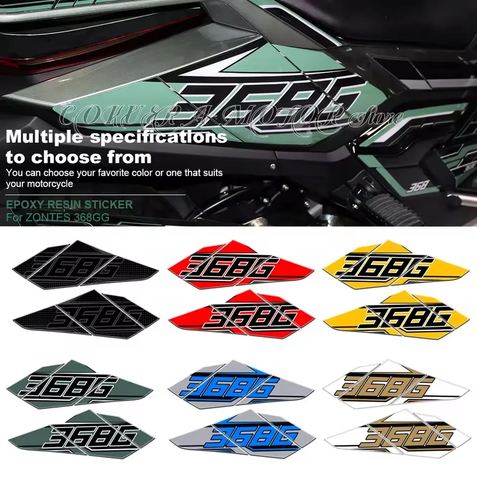 

For ZONTES 368G 368 G 2025 Motorcycle dropper sticker side sticker Waterproof and scratch resistant sticker