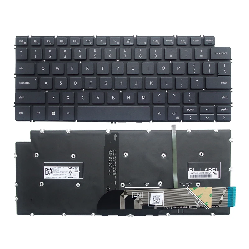 New Laptop US Keyboard Backlight for Dell Latitude 3301 3410 E3301 P114G P120G P113G P115G Keyboard