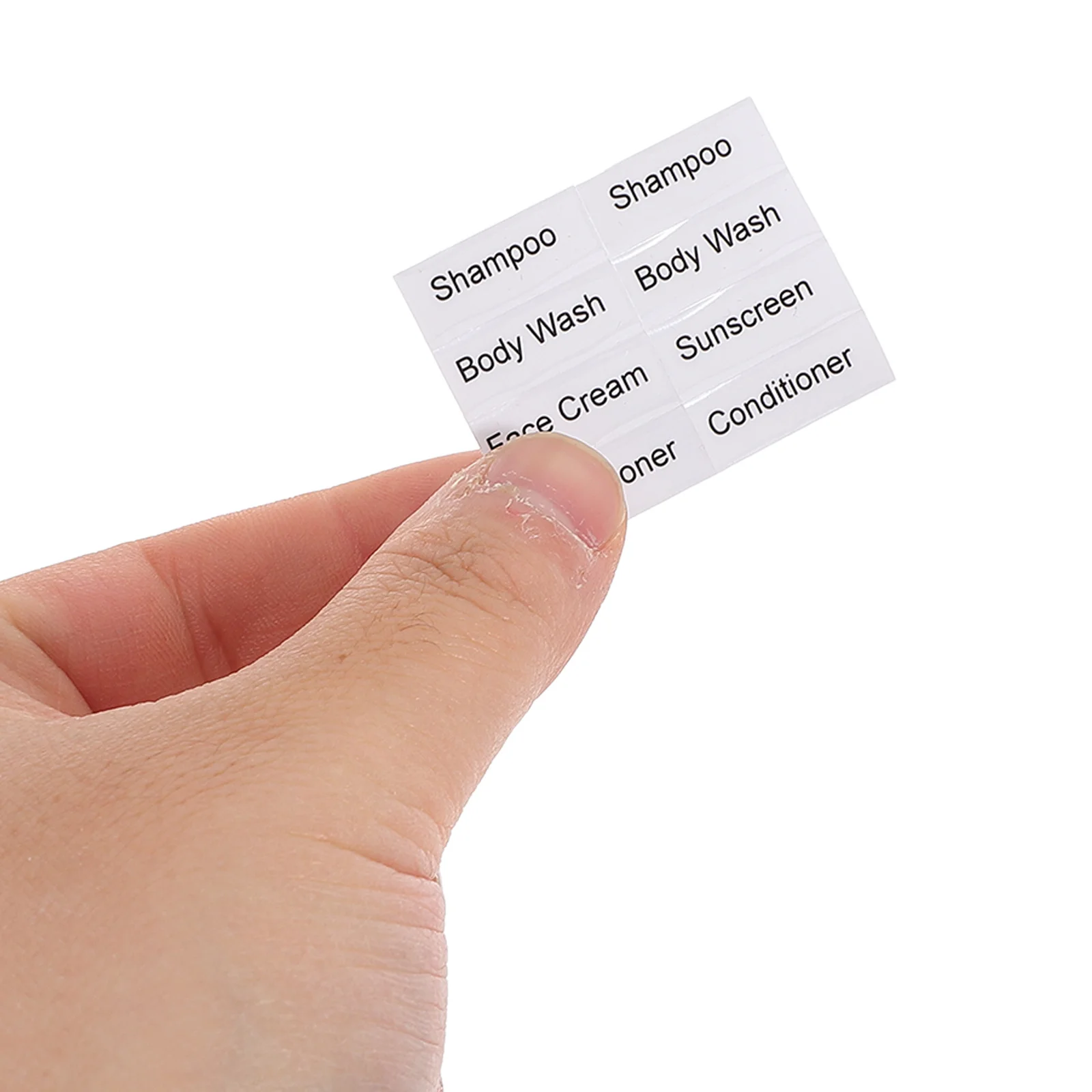 10 Sheets Cosmetics Containers Labels with Reminder Notes for Travel and Daily Use Dispenser Stickers Sub Bottle Labels