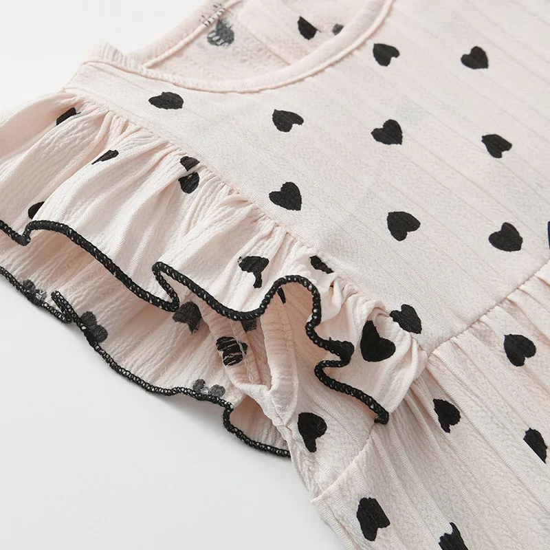 Dua Potong Set Tas Musim Panas Bayi Perempuan Topi Kentut Bayi Baru Lahir Jumpsuit Putri Bayi untuk Memanjat Luar Ruangan