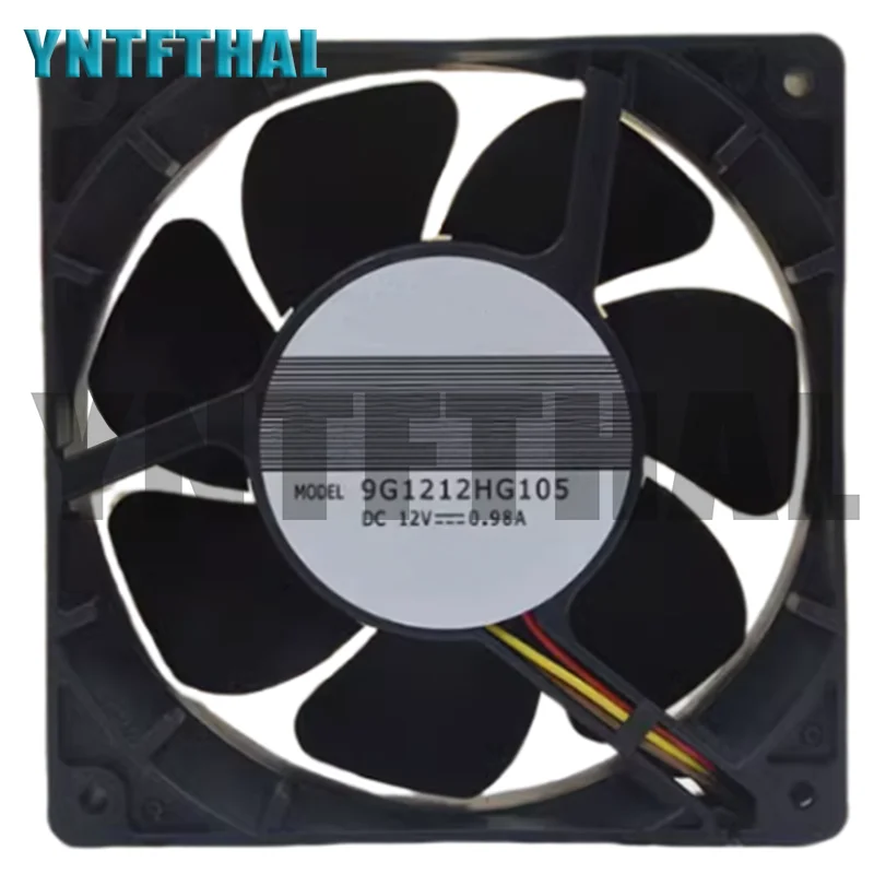 9G1212HG105 DC12V 0.98A 120X120X38MM Three Lines Cooling Fan