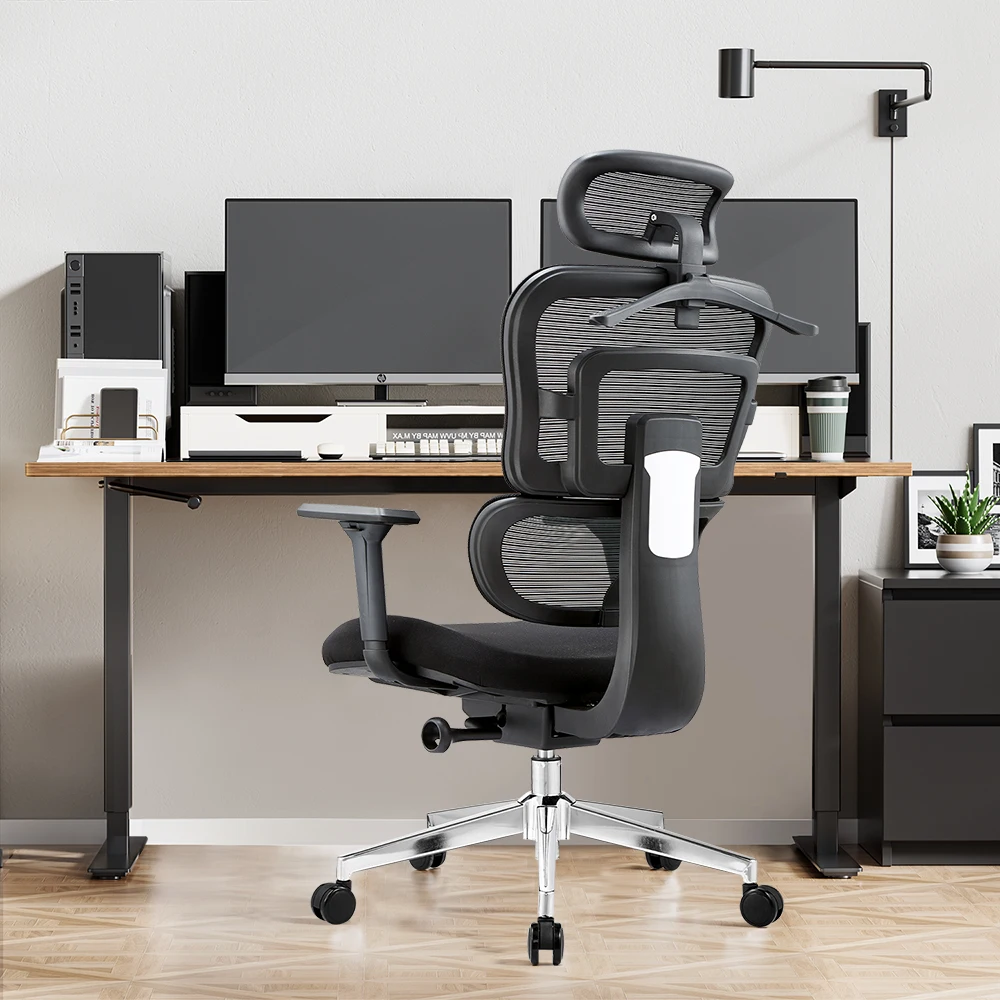 

China Executive Boss Chairs Swivel High Back Comfortable Mesh Ergonomic Office Chair With Lumbar Support