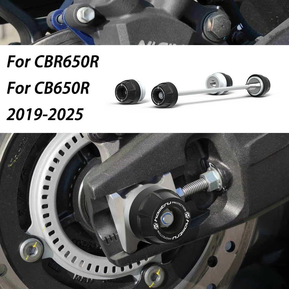 

Rear Front Axle Fork Crash Slider For Honda CBR650R CB650R 2019-2025 Motorcycle Wheel Protector