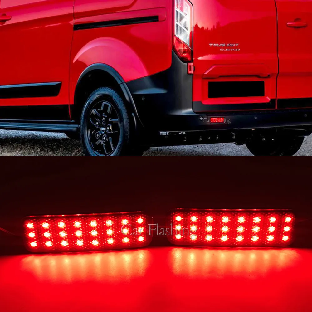 For the Transit Van Custom Connect Tourneo rear bumper lights of the Ford Transit MK8