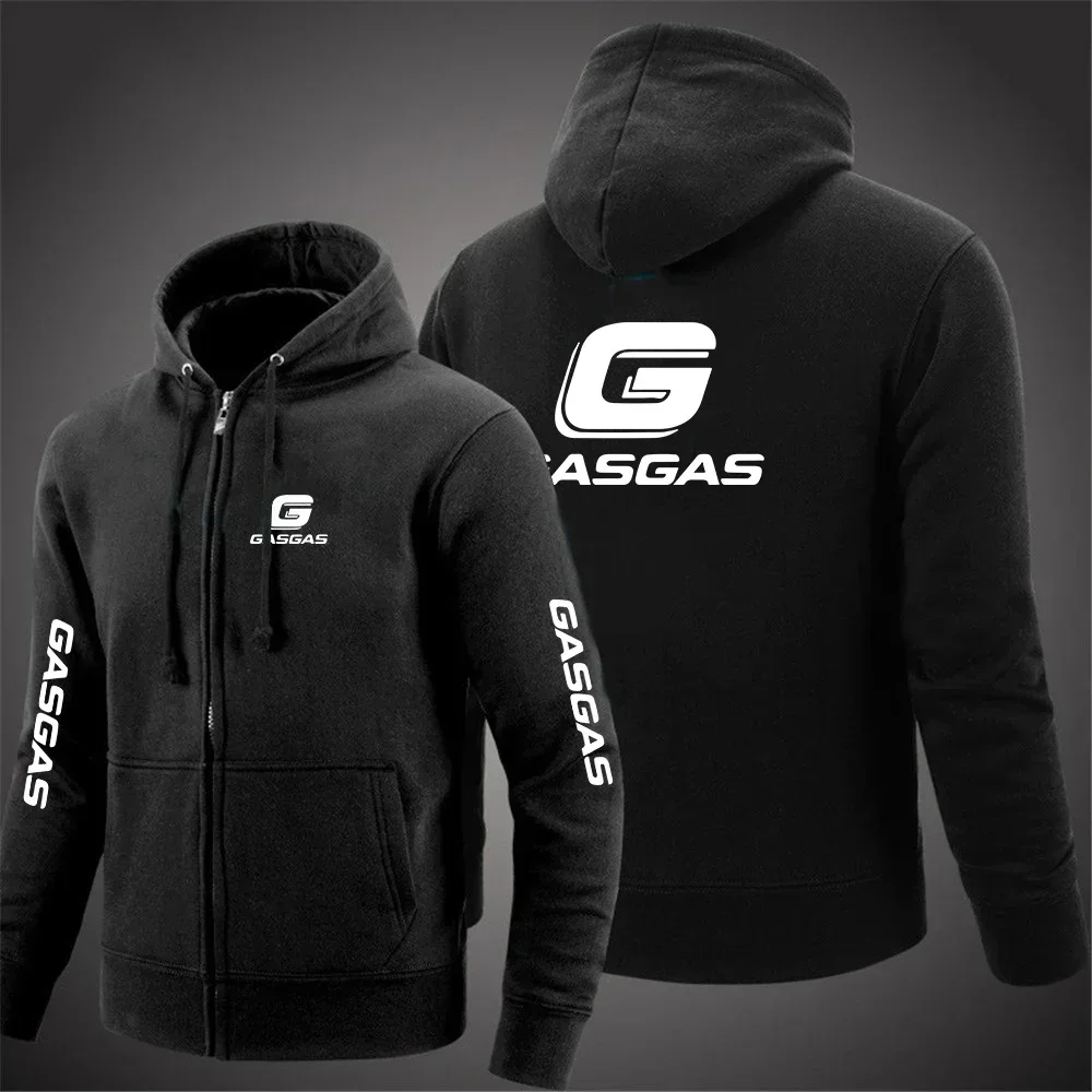 Motorcycles GasGas Men Hoodies Fleece Warm Mens Sweatshirt Fashion Streetwear Casual Men\'s Loose Breathable Pullovers Brand Hood