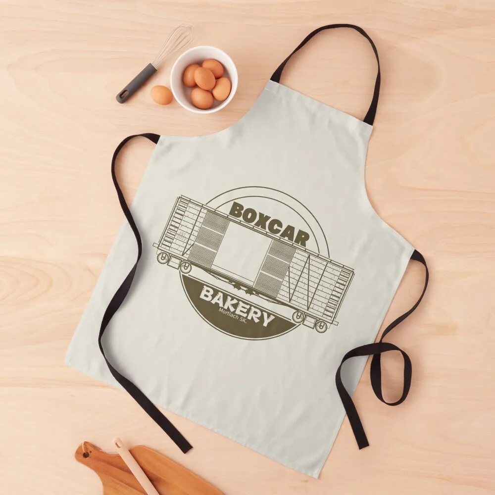 

BOXCAR BAKERY Apron Teacher Kitchen And Home Items Apron