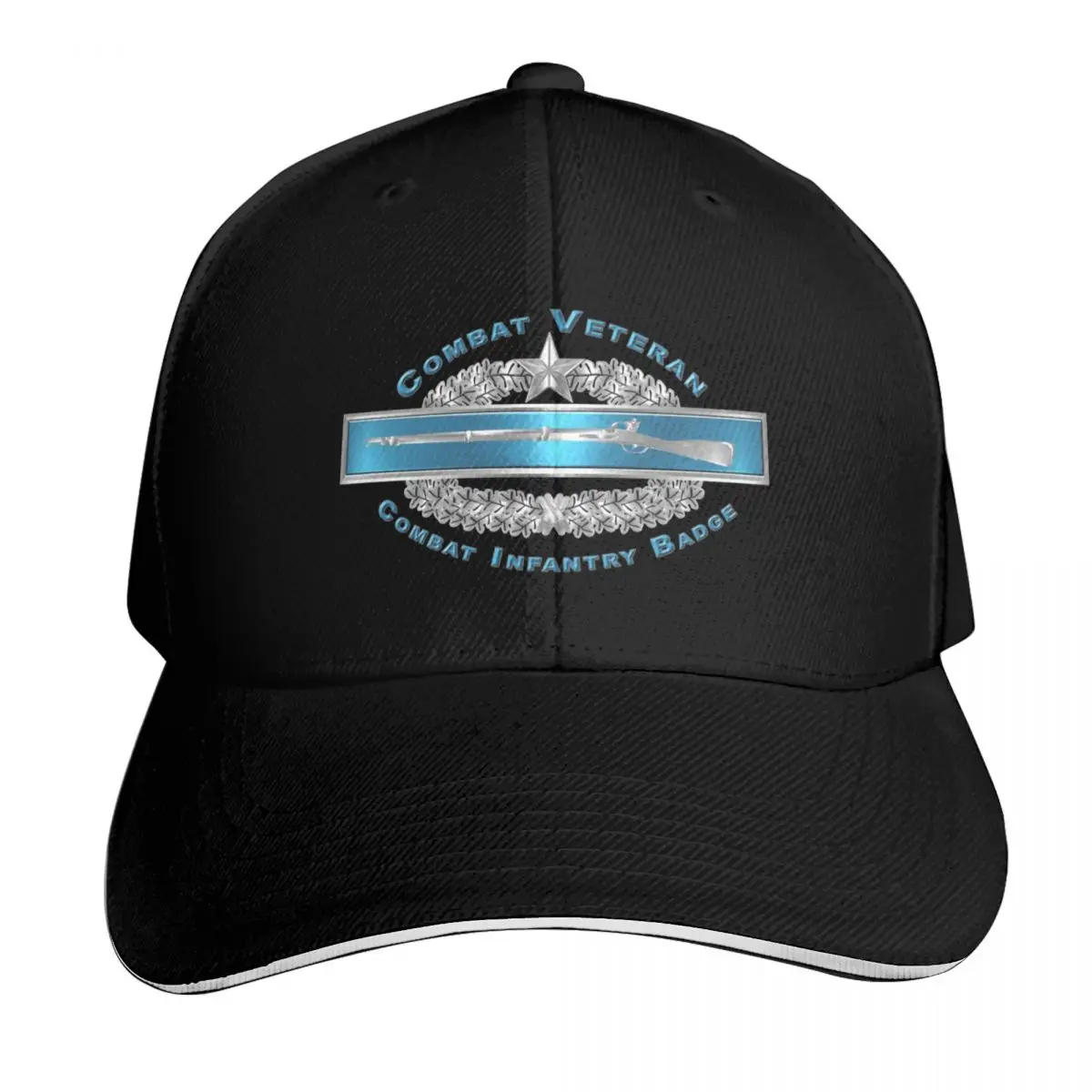 CIB Combat Star Veteran-Combat Infantry Badge Baseball Cap Men Women Casual Summer Sport Sun Cap