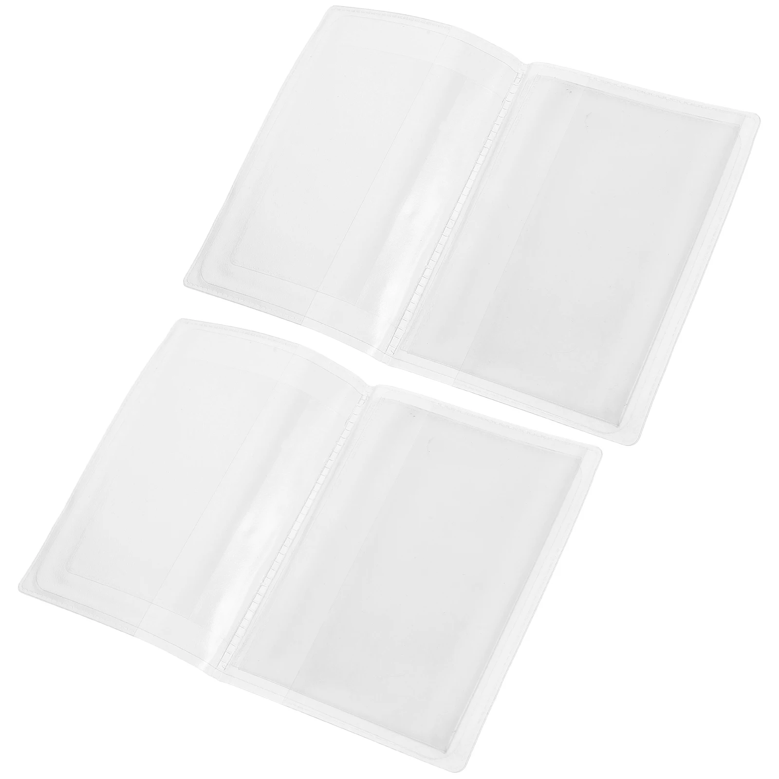 

2Pcs DrivingLicenceHolder PVC Transparent CreditSleeve Durable Lightweight ProtectCards Loss Degaussing StorageBag