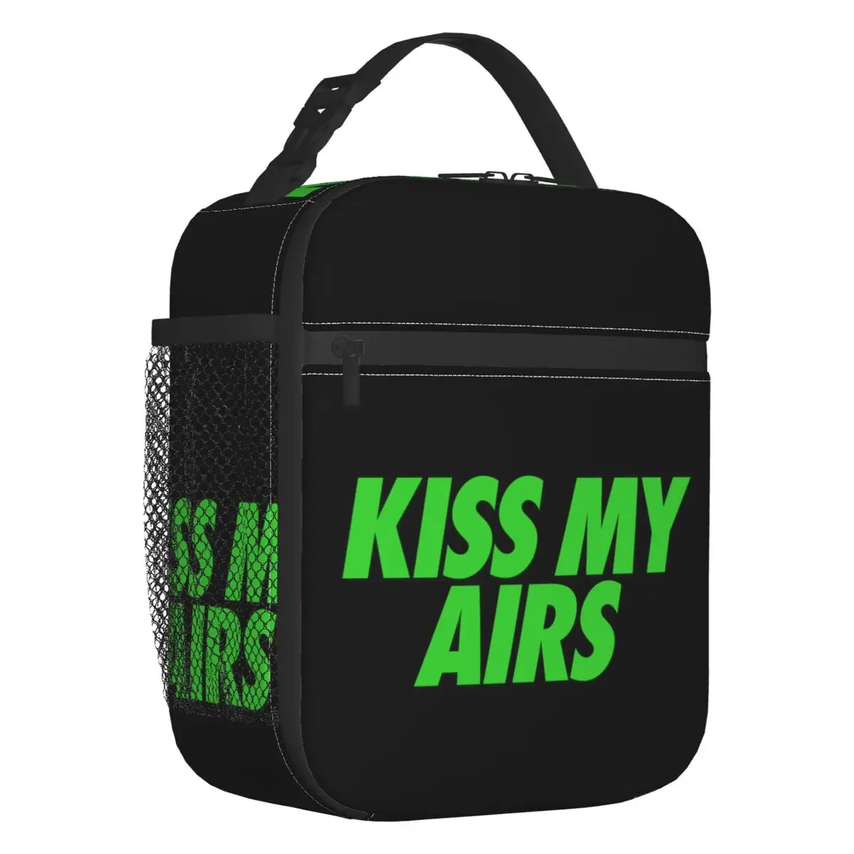 Kiss My Airs Thermal Insulated Lunch Bags Women Portable Lunch Tote for Work School Travel Multifunction Food Box