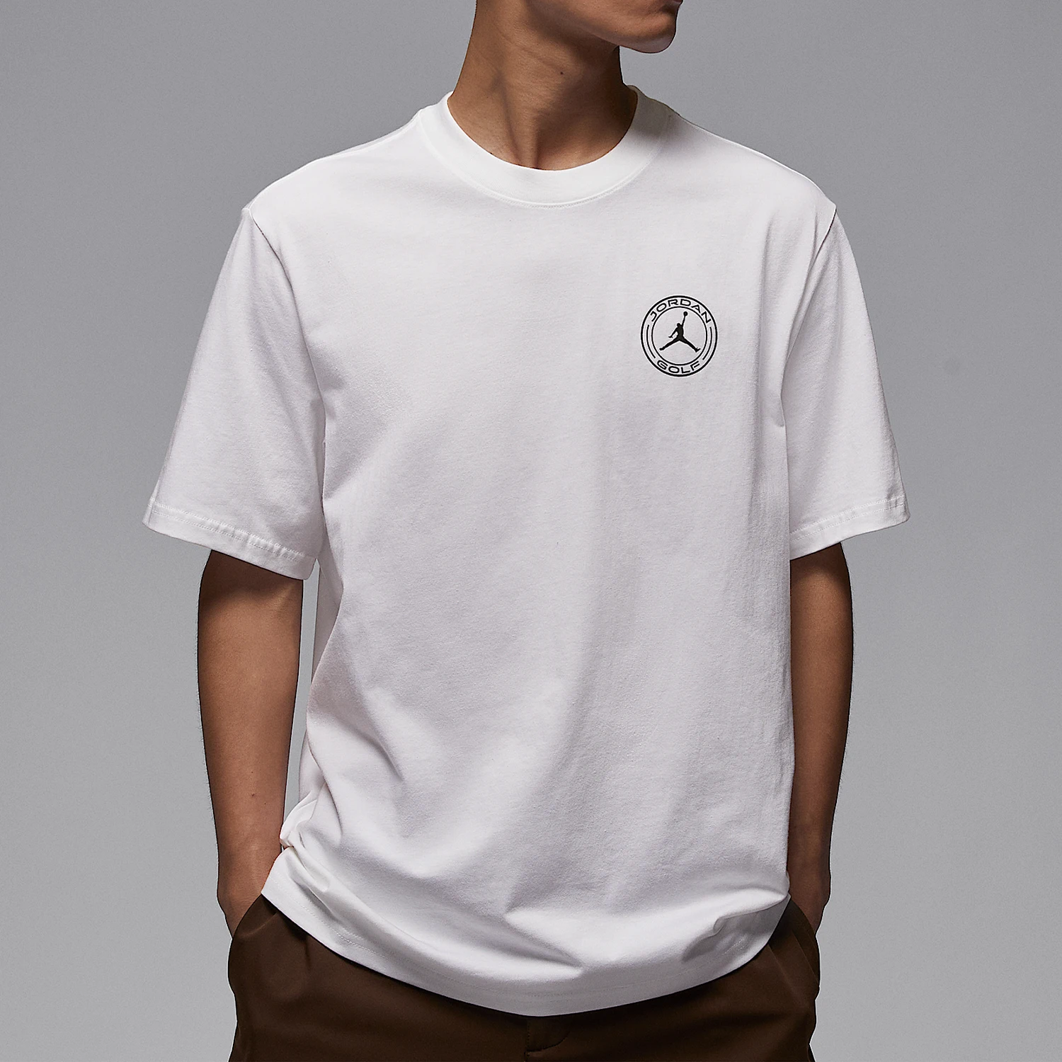 

Nike Jordan Men's Knit Golf-themed Short Sleeve IH2130-100