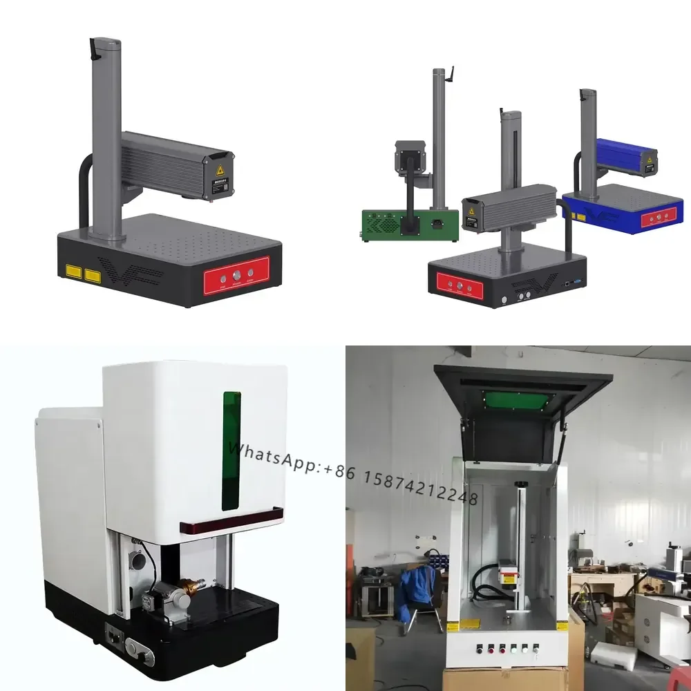 

Faith New Design Enclosed 50W Fiber Marking Machine for Metals Portable 30W/20W Marker Mini Marker BMP AI