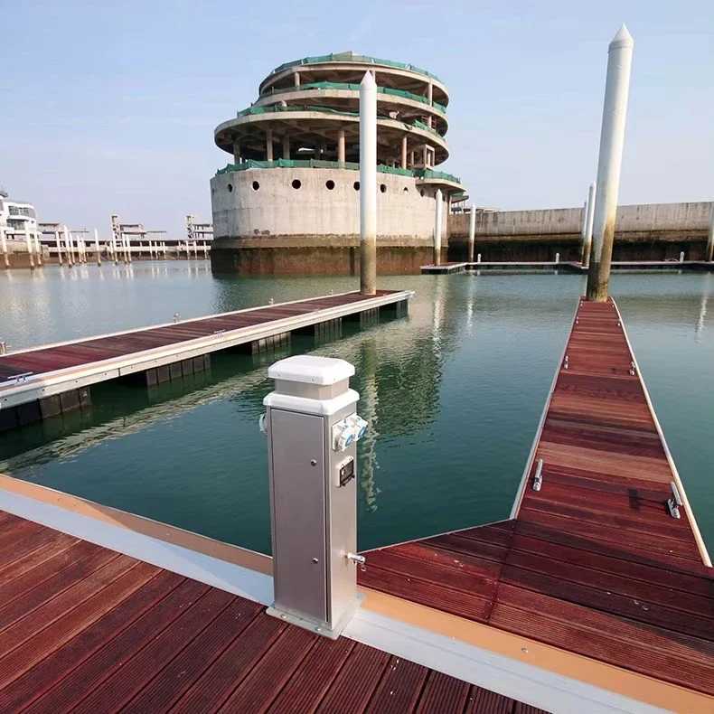Stark Marina High Quality UV-Protected Stainless Steel Cleats Self-Color Plastic Floating Jet Ski Pontoon Dock