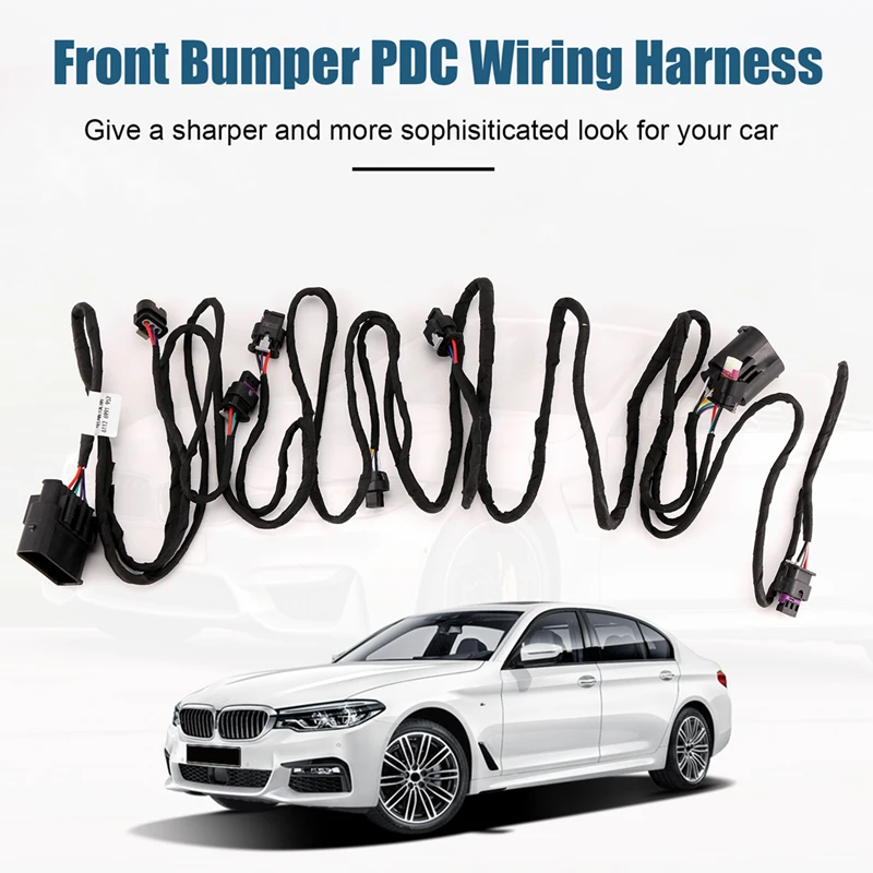 For BMW 3 Series 2015 320I/X3 2018/X1 2012 Front Bumper PDC Wiring Harness Loom 61126991952 6991952