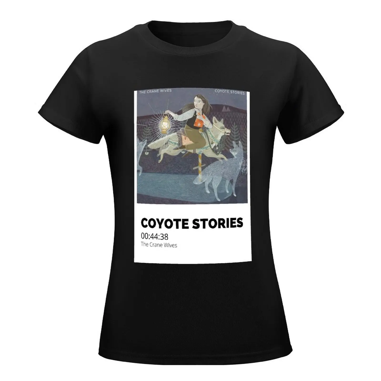 coyote stories album pantone swatch T-Shirt sports fans customs Aesthetic clothing tops Women