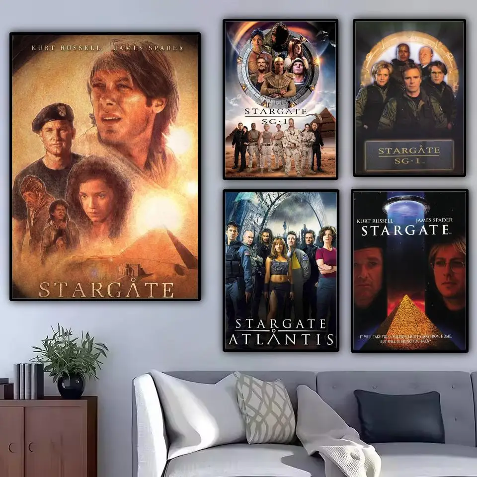 Stargate SG-1 pintura caligrafía lienzo cartel: sin arrugas impermeable duradero todo el espacio decoración de pared