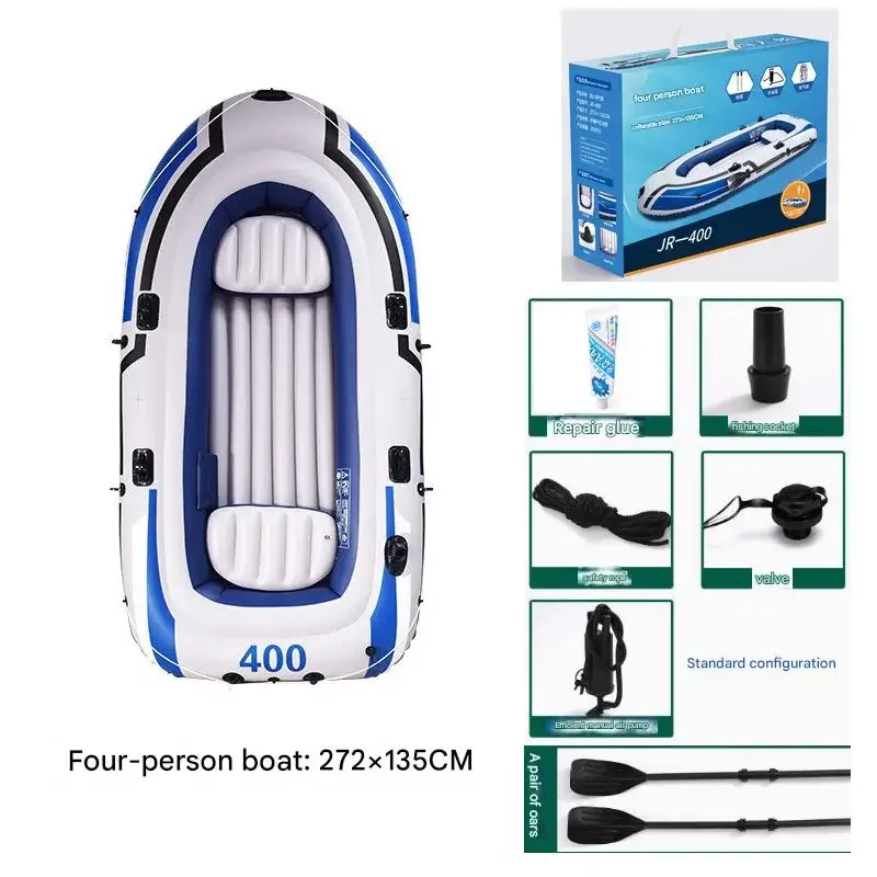 متعدد الأشخاص PVC قارب قابل للنفخ سميكة القاع الانجراف الصيد الترفيه تجمع الشركة المصنعة