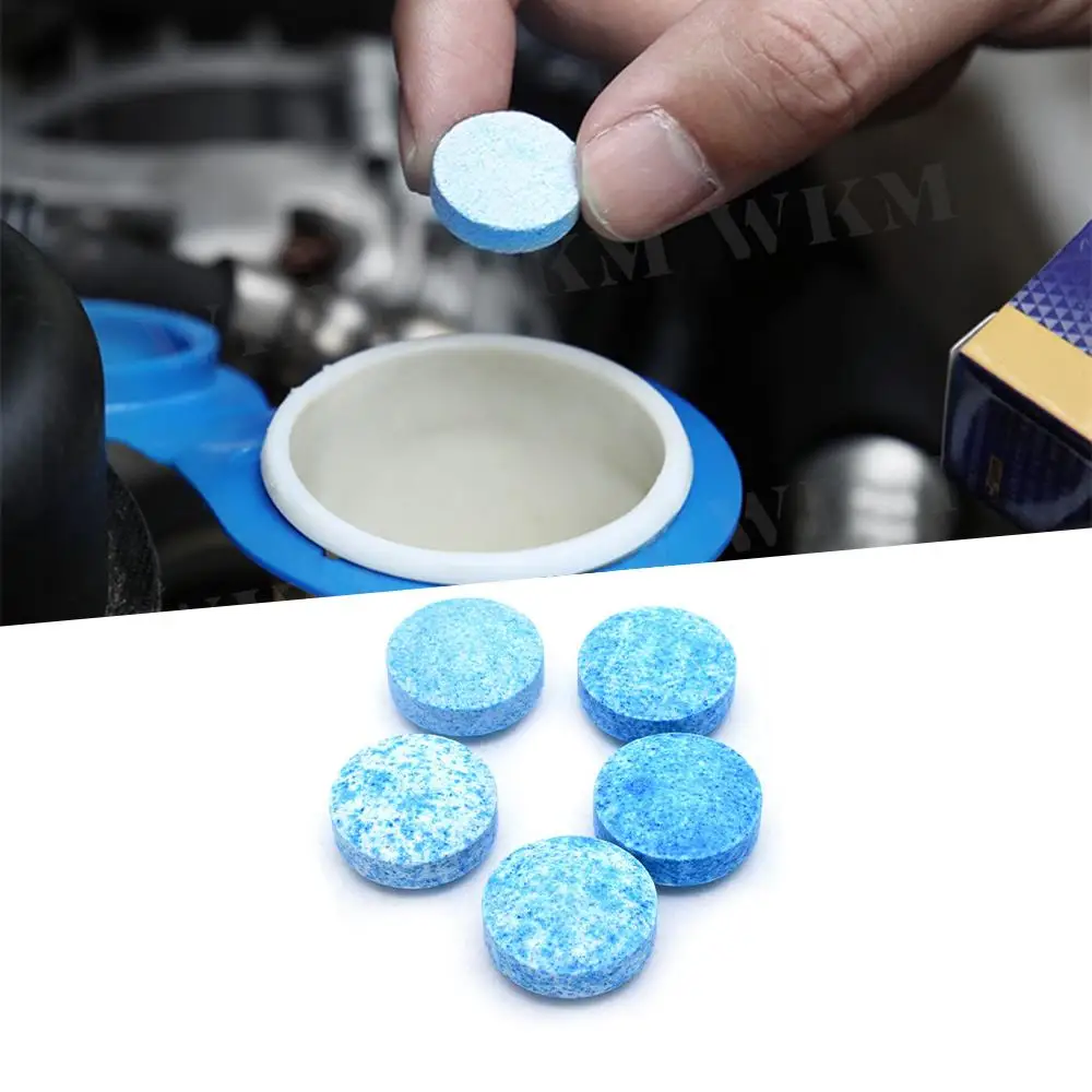 

Car Solid Cleaner Effervescent Tablets Spray Cleaner Car Window Windshield Glass Cleaning Auto Accessories for All Car