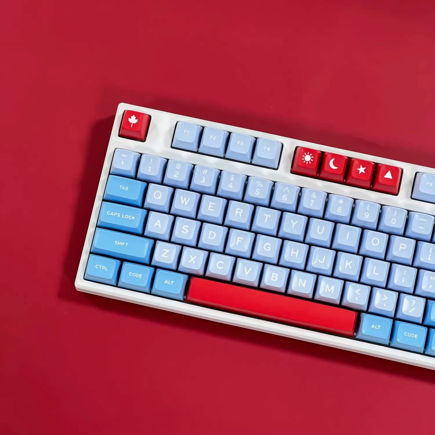 173 Keys Two colors Keycaps SA Profile Double Shot ABS Keyboard Keycaps for Cherry MX Switches Mechanical Gamer Keyboard