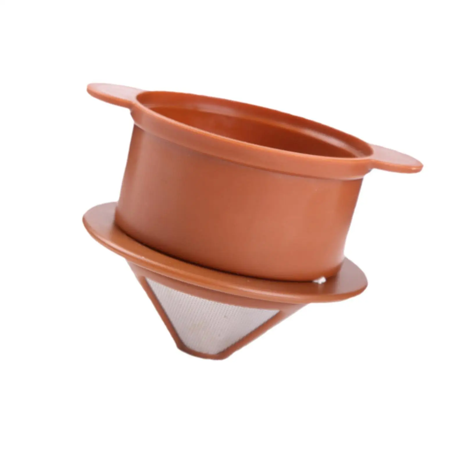 Coffee Filter Cup with Handles Reusable Coffee Dripper for Restaurant Office