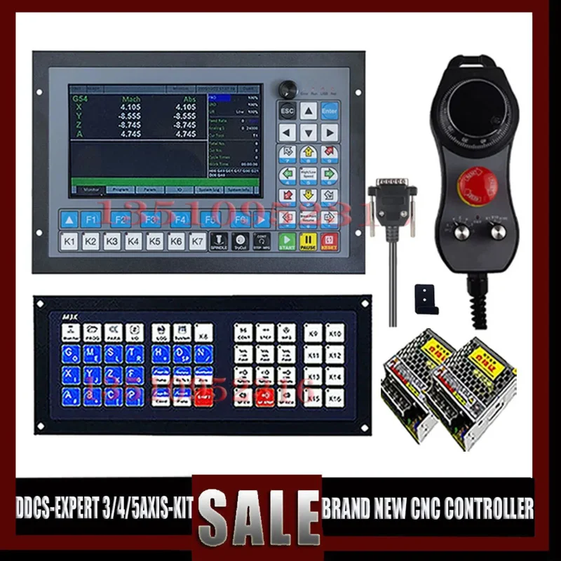 DDCS-EXPERT 3/4/5 Axis CNC Off-Line Controller Extended Keyboard For CNC Machining And Engraving Instad Of DDCSV3.1