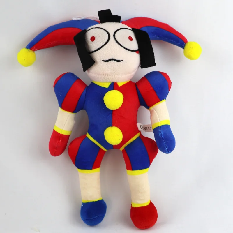 The Amazing Digital Circus Plush Clown Toy Anime Cartoon Doll Pomni Plush Dolls Jax Soft Stuffed Toys Cute  Gifts Wholesale