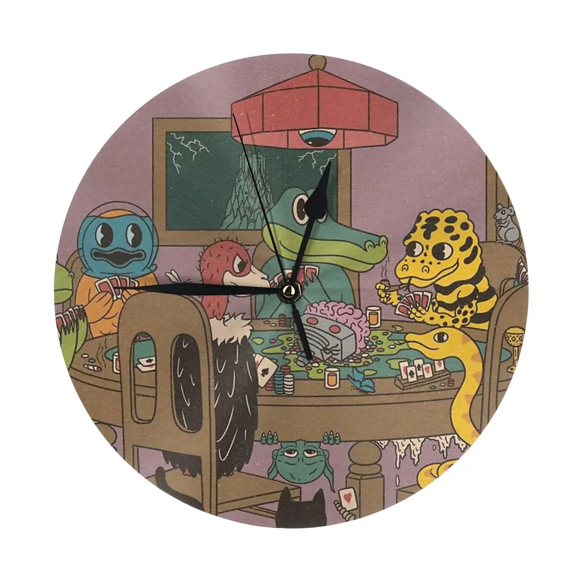 rei-gizzard-e-o-lagarto-feiticeiro-poker-relogio-de-parede-decoracao-do-quarto-interessante
