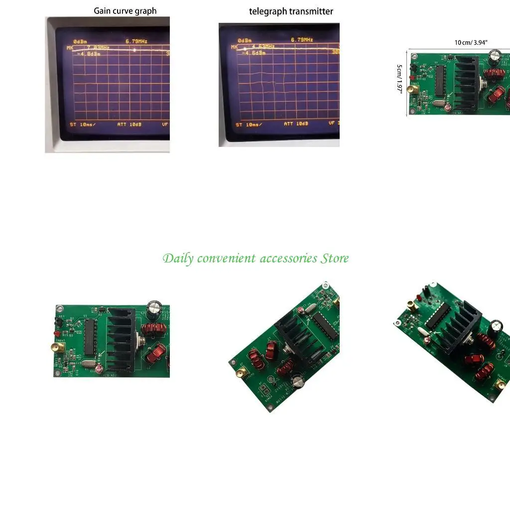 

97QB Беспроводной мощности усилитель QRP Радиопередатчик закончил плату 13,56 МГц