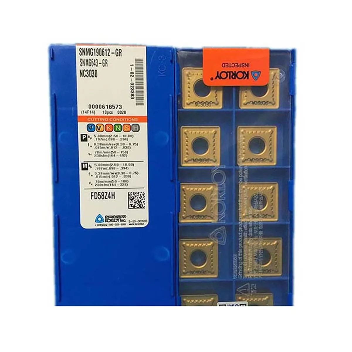 

100% Original SNMG19 SNMG190612 GR NC3030 Medium Roughing Carbide Turning Inserts – High-Quality Turning Tools