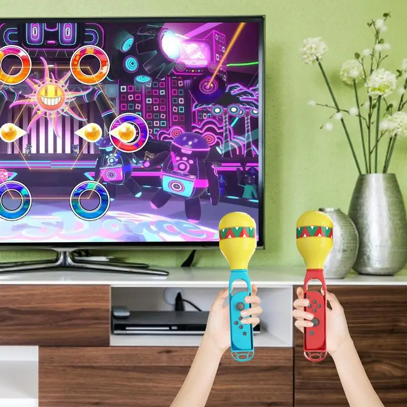 تجربة حفلة رقص متوافقة مع Sambas De Amigo: وحدة تحكم ألعاب مركزية متوافقة مع Sambas De Amigo: Party Central