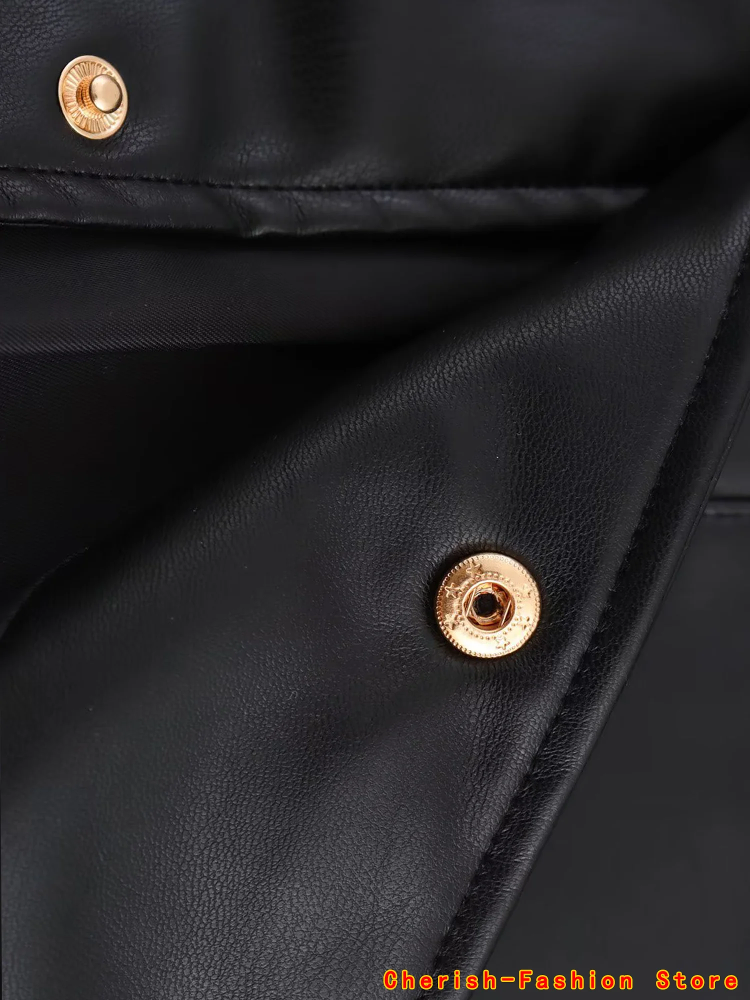 2025 Cappotto in pelle girocollo moda donna Retro Lady maniche lunghe Capispalla in ecopelle Giacca in pelle PU per il tempo libero femminile primaverile