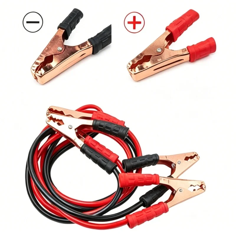 157.48 Inch Car Jump Starter Cables, Heavy Duty Battery Jumper Cables for Cars Trucks SUVs, Battery Not Included