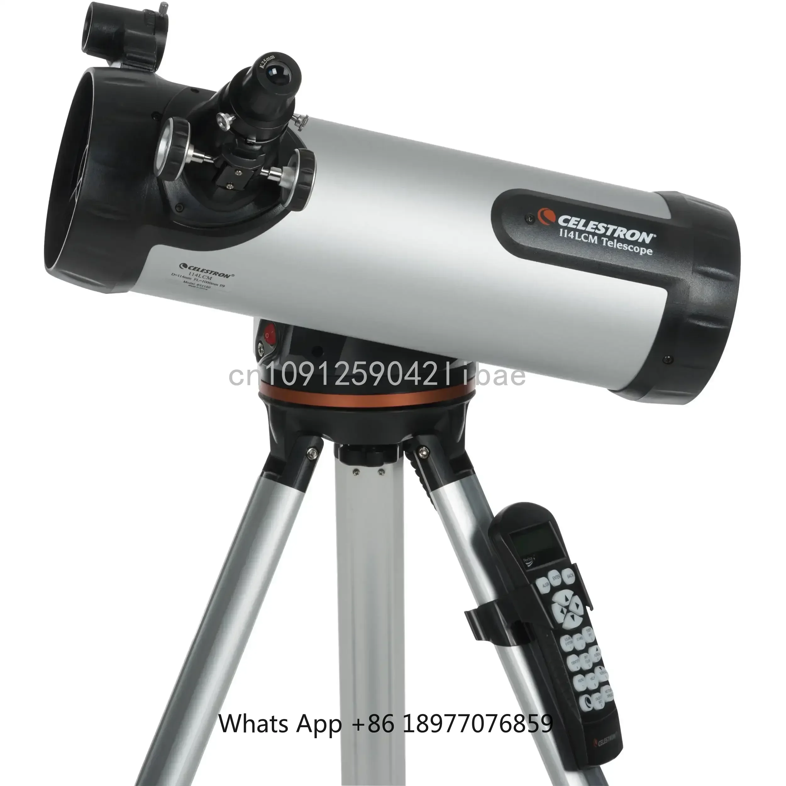 Celestron 114LCM F9 114mm High Powered GoTo Newtonian Reflector Computerised Astronomy Telescope For Beginner