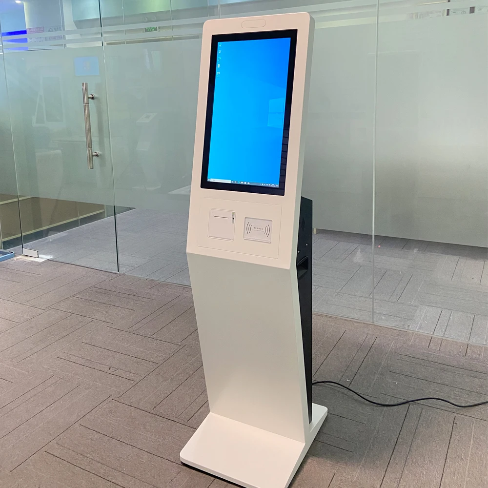 

Rfid Self Service Information Inquiry Terminal Kiosk 32 Inch Checkout Self Payment
