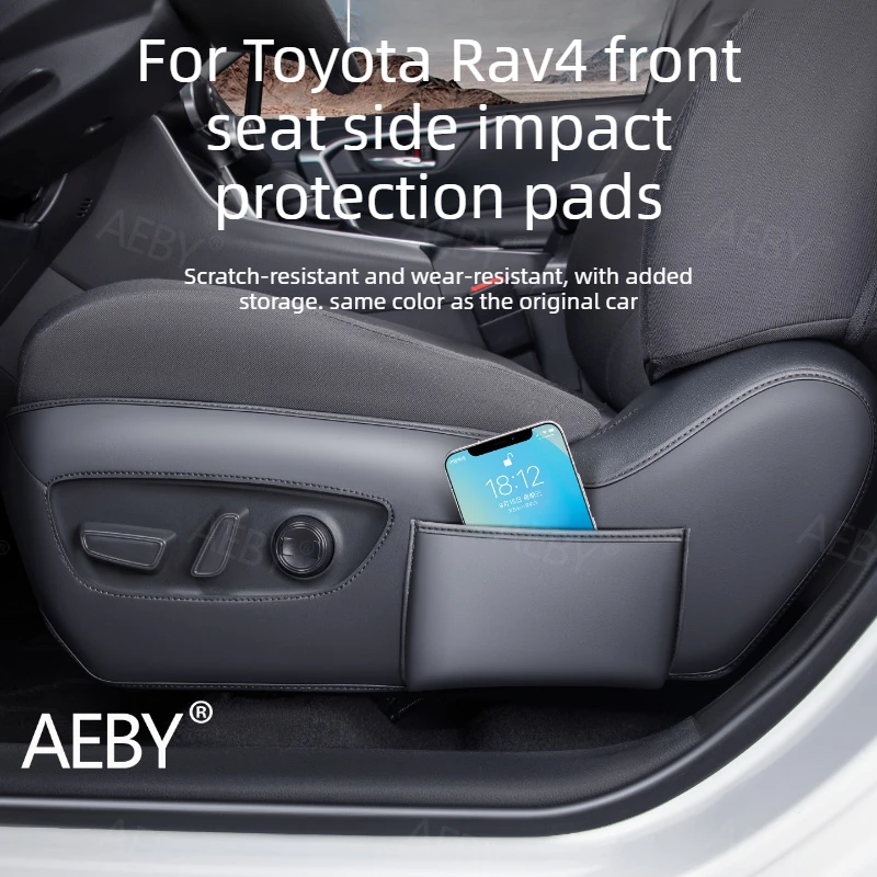 

For Toyota Rav4 2020-2025 Seat adjuster protective pad, cushion protective cover,Protective cover side decoration,Car interior