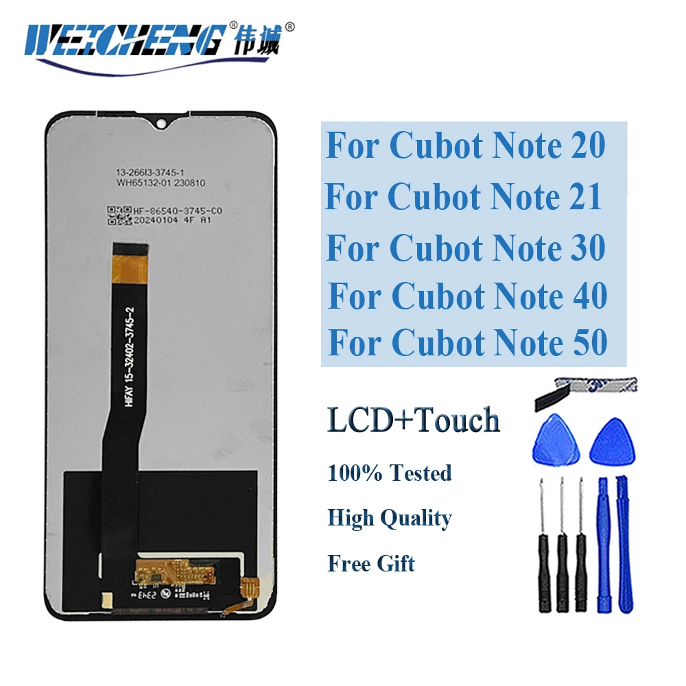 For CUBOT Note 20 Pro NOTE 30 LCD Display and Touch Screen Digitizer Assembly LCD for Cubot Note 21 Note 40 Note 50 Note 60