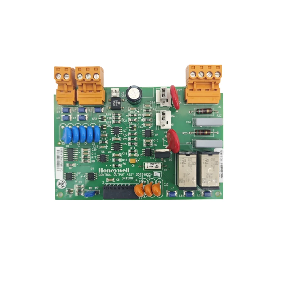 Honeywell DR4500A Truline Circular Chart Recorder Control Output Board ASSY 30754922-001/30754922-501/30754922-502