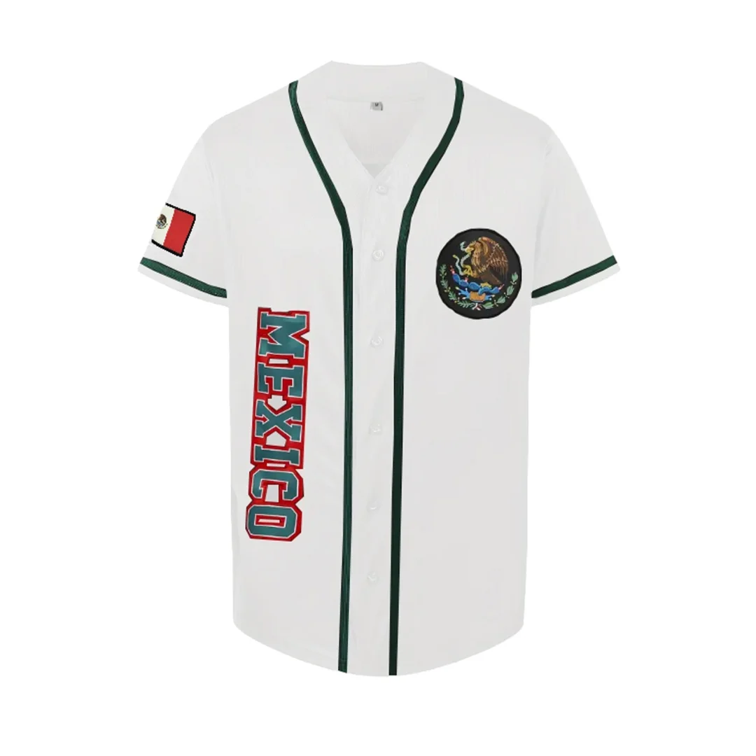 

3D Men's Baseball Jersey Breathable Baseball Shirt Quick Dry shirts for man Baseball Uniform Short Sleeve shirts Button T-Shirts