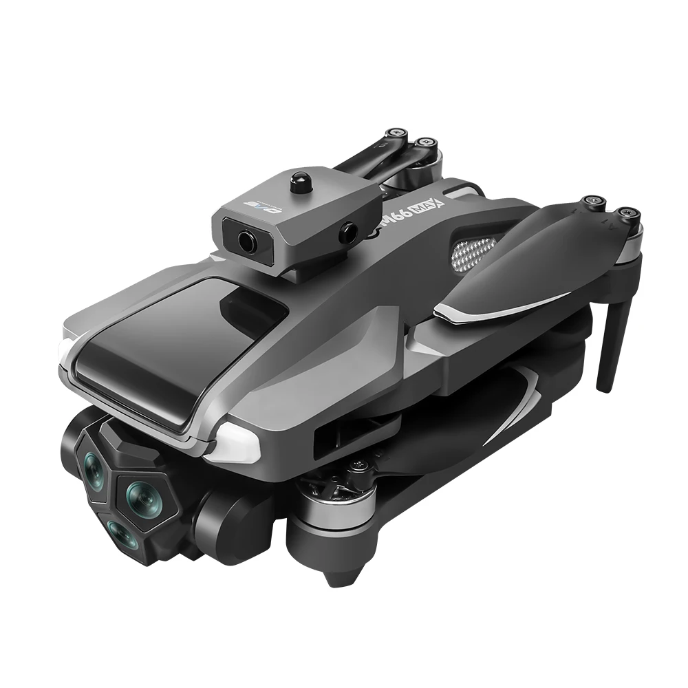 Składany dron RC M66 z 4,5-calowym składanym ekranem HD, płynnym obrazem 5G, silnikiem bezszczotkowym, składany kompaktowy quadcopter do podróży i lotów. — 2