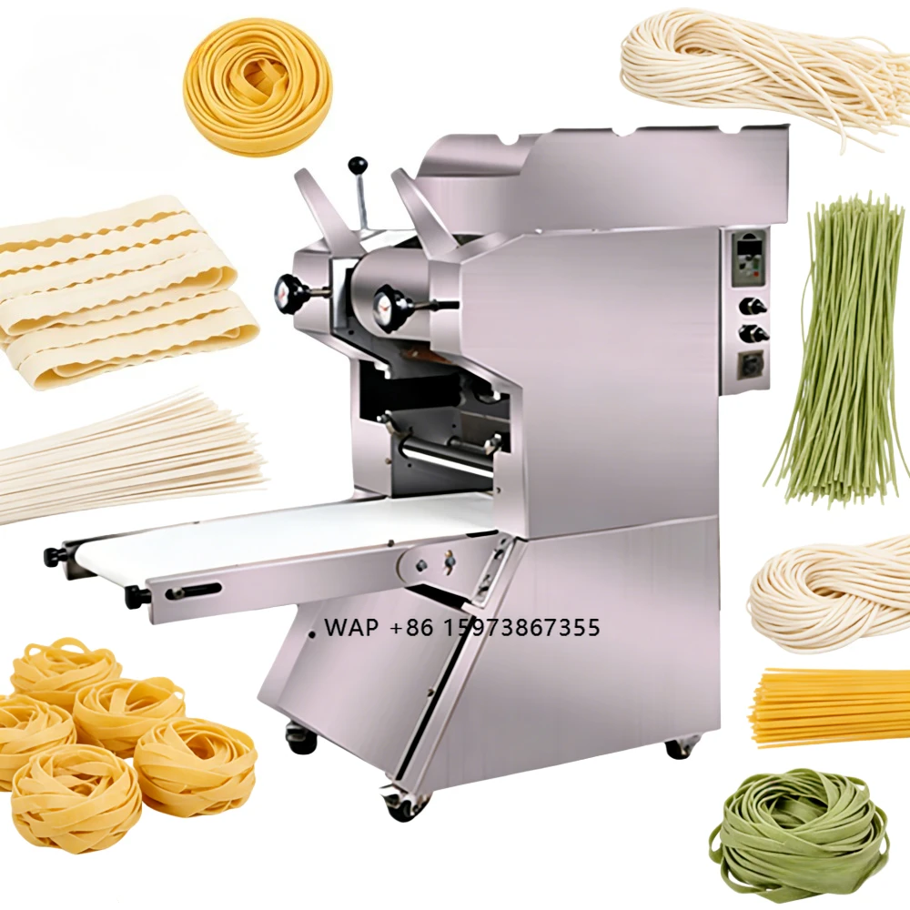 Automatische industrielle japanische Nudelmaschine für Ramen und Gemüsenudeln mit Teigschneidefunktion, 50 Stück/Min Kapazität, Motorkern