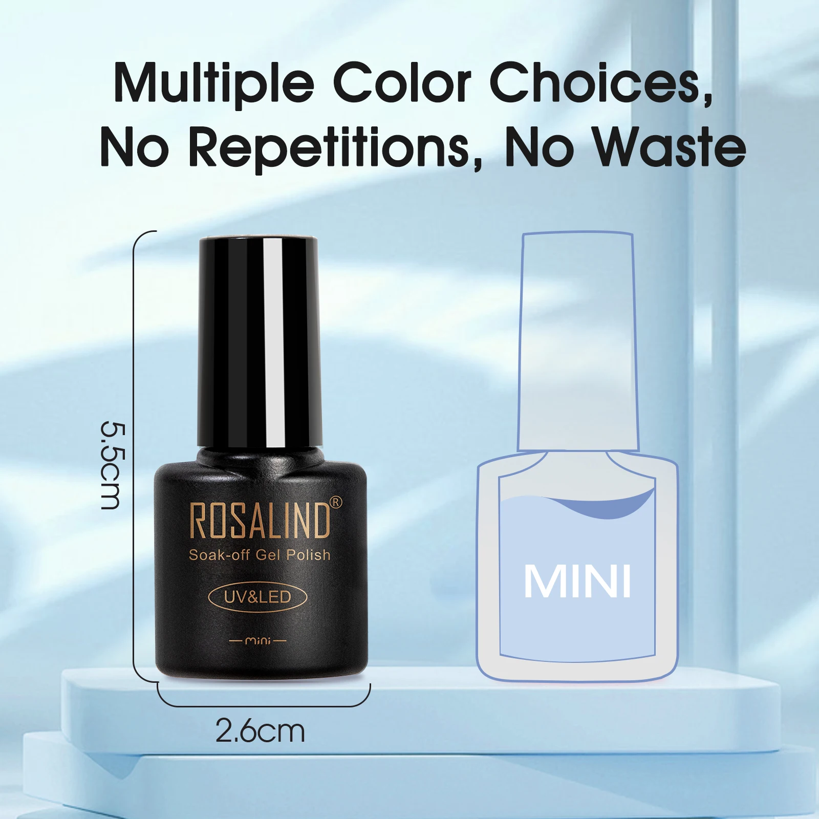 Rosalind Gel Nagellack Basis Dec klack Nagel liefert UV-LED Gel Lack Nail Art Glitter Lack langlebiges Gel einweichen