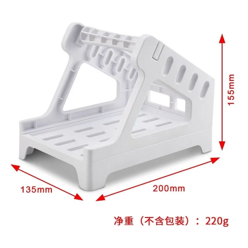 Label Holder for 4x6 Shipping Labels Printer Rolls and Fanfold Labels 2 in 1 Work for Desktop Themal Label Sticker Detachable