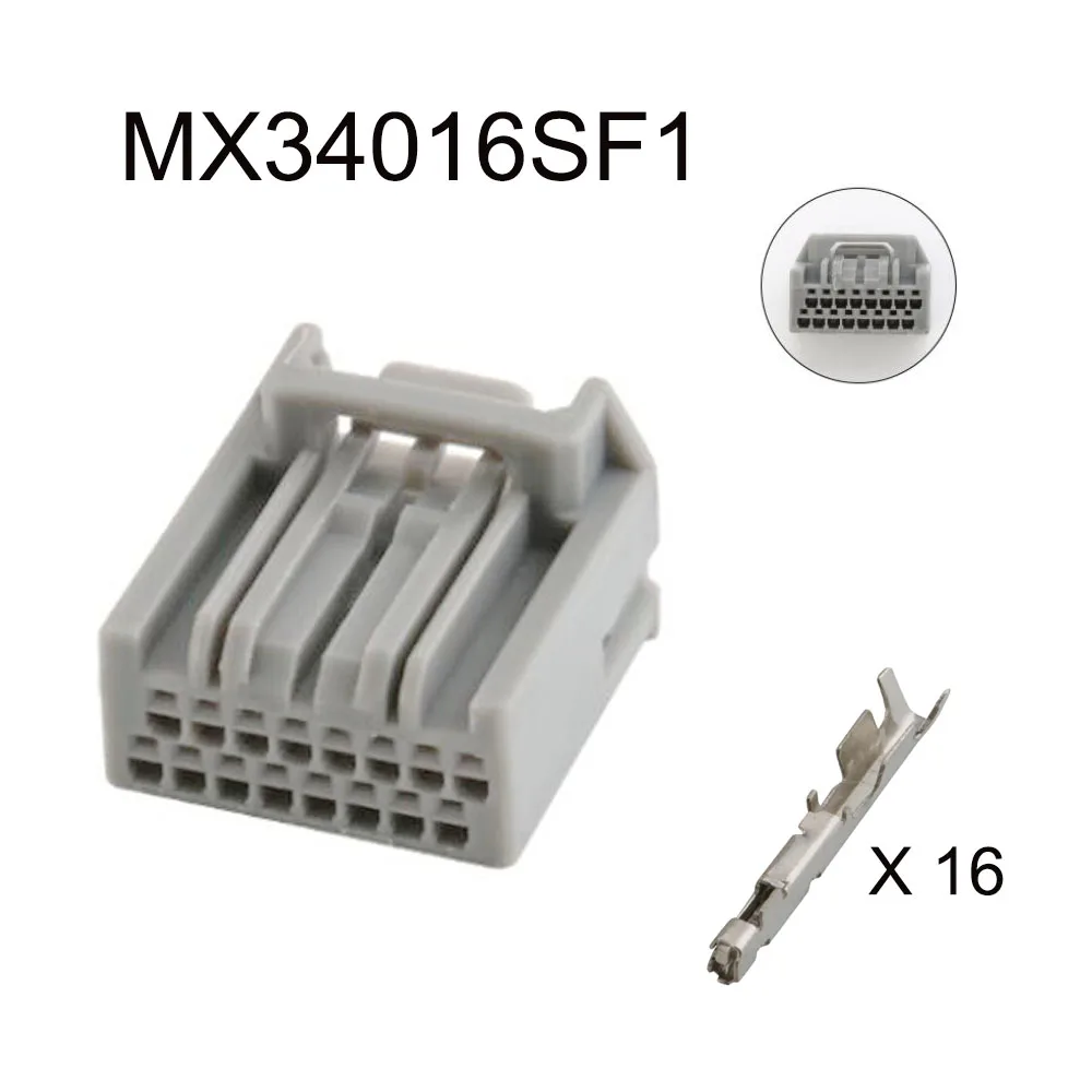 conector de cabo impermeavel automatico plugue automotivo soquete masculino famoso mx34016sf1 16 pin 100set 01